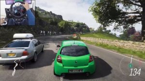 Renault Clio RS 2010: горячий хэтч 🔥 Заезд в FH4 на Logitech G29 🏁