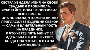 «Ты нас опозоришь!» — сказала сестра и выгнала меня со свадьбы... а через 5 минут УМОЛЯЛА её...
