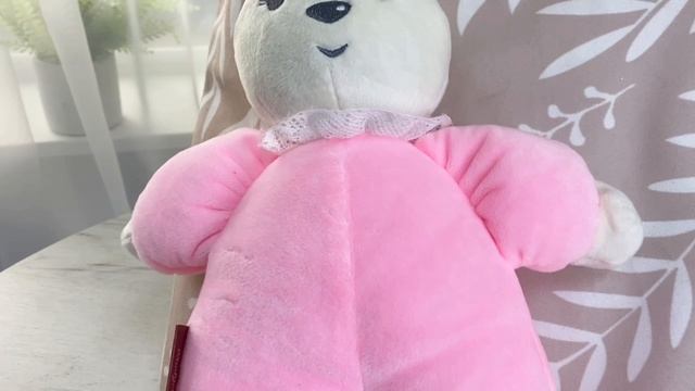 Зайчик-погремушка Малыш розовый, Фабрика Принцесса, 545352