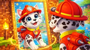 😱 МАРШАЛ ИЗ СОБАКИ ПРЕВРАТИЛСЯ В КОТА В МАЙНКРАФТЕ?!