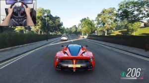 384 - LaFerrari - Forza Horizon 4 _ Logitech g29 gameplay