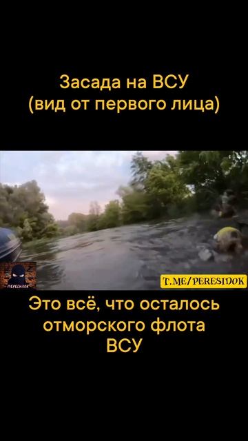 Засада на ВСУ (видео с той стороны)