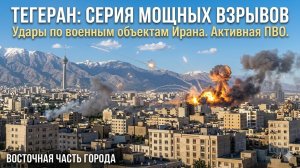 Срочно! Мощные взрывы в Тегеране — работает ПВО