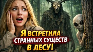 Я встретила странных существ в лесу!