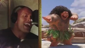 Дуэйн Джонсон поет песню  "You're Welcome" (Moana)