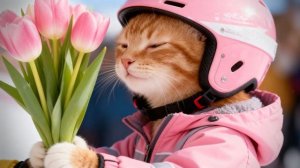 Первая лыжная гонка Джинджи  Медаль доброты 💗