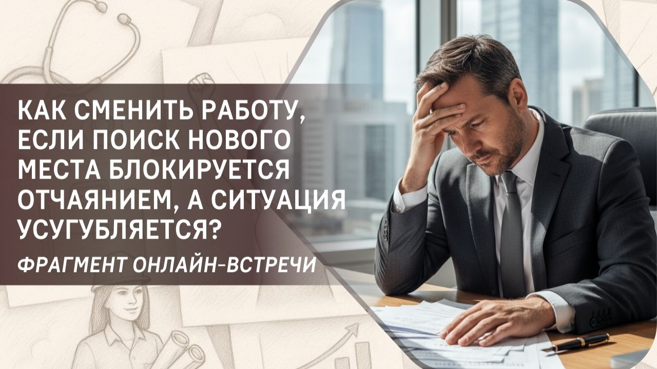 Как сменить работу, если поиск нового места блокируется отчаянием, а ситуация усугубляется?