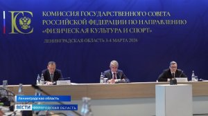 Георгий Филимонов выступил на заседании Госсовета по физической культуре в Ленинградской области