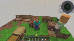 Выживание Minecraft но 1 блок!