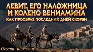 ЛЕВИТ, ЕГО НАЛОЖНИЦА И КОЛЕНО ВЕНИАМИНА- КАК ПРООБРАЗ ПОСЛЕДНИХ ДНЕЙ ВЕЛИКОЙ СКОРБИ. Оксана, Тэхилия