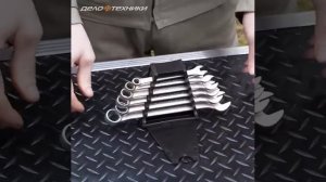 Набор ключей комбинированных 6 штук, холдер