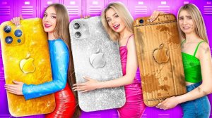 Бедная vs Богатая vs Гига Богатая Тройняшка _ Мы Нашли Наших Настоящих Родителей! Тим Тин