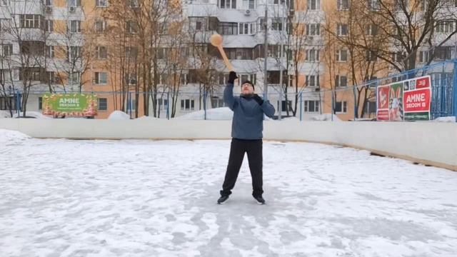 Разминка с двуручной булавой весом 2.1 кг (Комплекс-2)