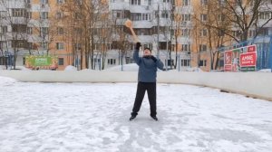 Разминка с двуручной булавой весом 2.1 кг (Комплекс-2)