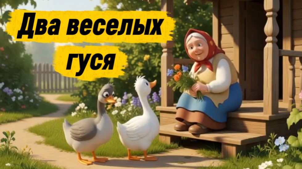 Жили у бабуси два веселых гуся | Мультики для детей | Песенки для детей | Сказка
