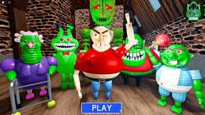 Я разблокировал всех морфов в злом дедушке! (обби от первого лица) #roblox