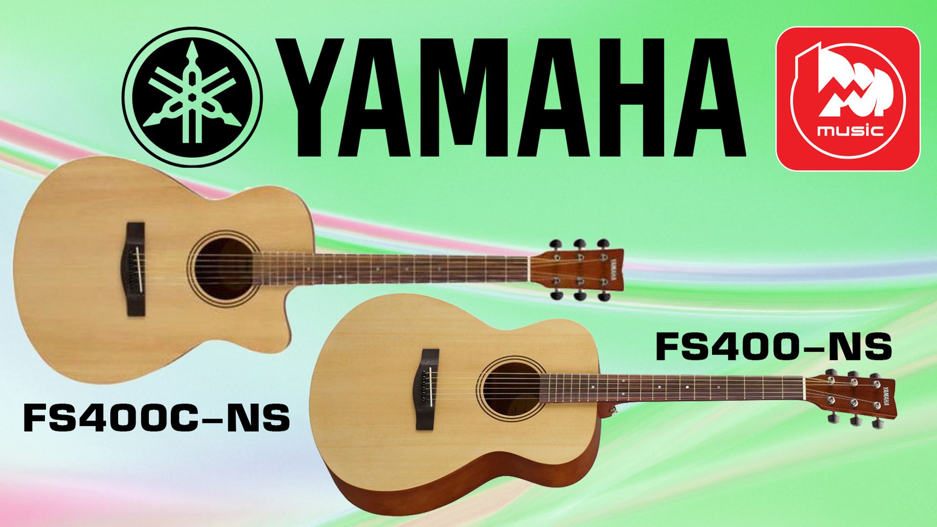 Акустические гитары Yamaha FS400C и FS400 (с вырезом и без)