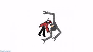 Титан спикер мен 1.0 против астро скорпиона 1 часть (стик анимация)