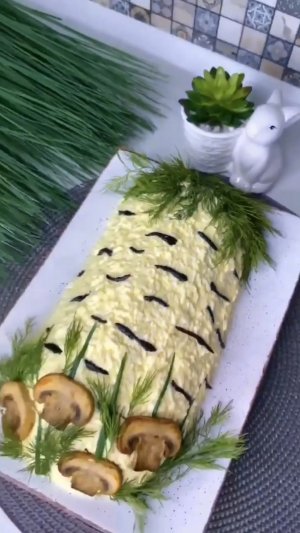 Праздничный Салат "Берёзка"/Salad