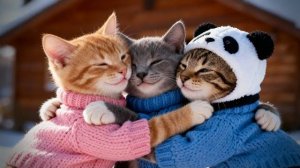 Джинджи, Мисти и мама – Уютный зимний день