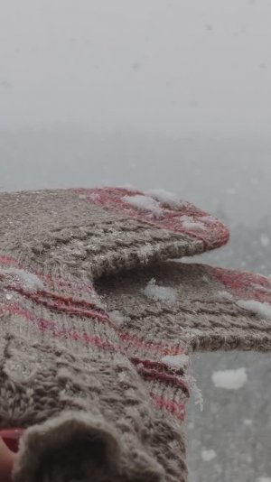 Носочки «Мартовский снежок» 🧦❄️