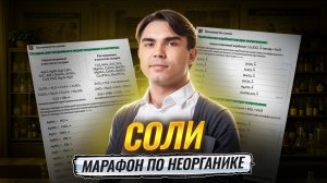 Соли | Все реакции с солями для ЕГЭ и ОГЭ по химии | Богдан Чагин | Умскул