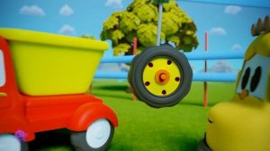 «Учим Фигуры с Весёлым Мультиком» — Обучающее Видео от Гектора Трактора для Детей 🔴🔵🟡😊