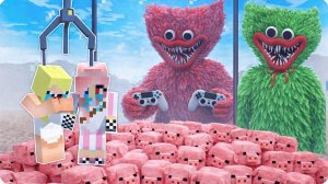 🥵МЫ ЗАСТРЯЛИ в АВТОМАТЕ ИГРУШЕК в МАЙНКРАФТ! НУБИК