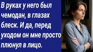 Истории со Смыслом/Мой муж хлопнул дверью и ушëл. В руках у него был чемодан, в глазах блеск....