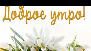 С добрым,весенним утром!