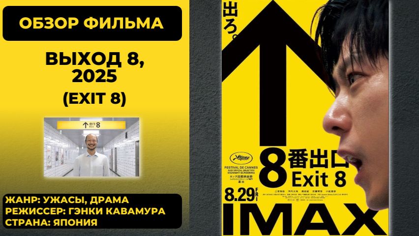 Выход 8 (Exit 8) 2025: обзор экранизации культовой игры с психологическим подтекстом