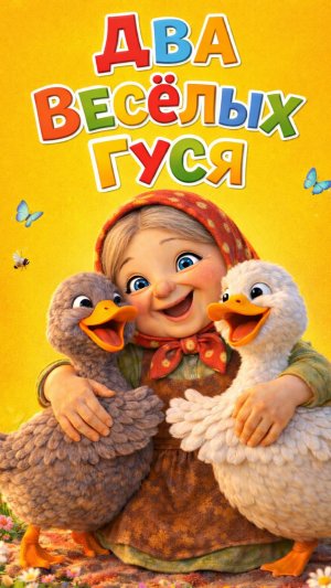 Жили у бабуси Два весёлых гуся - Мульт Песенка для малышей!
