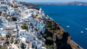 Остров Санторини, от которого невозможно оторваться