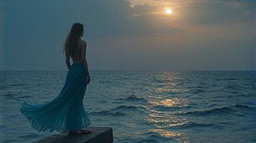 Девушка-амфибия и моряк