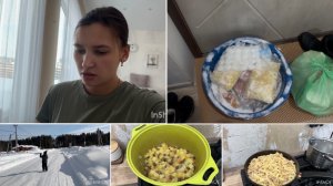 Помыла морозилку/ атаковали коты😡 что едим без мужа/ сделала маникюр