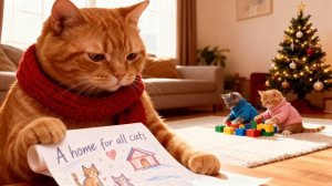 ⭐ Единственное рождественское желание Джинджи, Мисти и мамы Дом для всех кошек ❤️