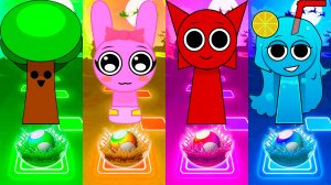 Coffin Dance Спрунки 206 уровень - Мультики про Спрунке | МУЛЬТФИЛЬМЫ SPRUNKI в Tiles Hop