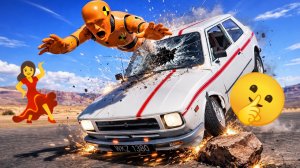 💣Аварийности на Дороге в бимке/BeamNG Drive/бимиджи/биминджи драйв