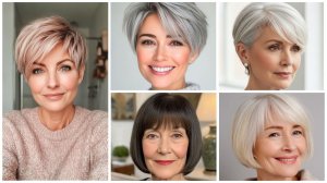 40 Лучших коротких стрижек 2026 года для женщин 40, 50, 60 и 70 лет  #стрижка #макияж #волосы