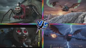 МУЛЬТИКИ: ПАРОВОЗИК ТОМАС vs МУТАНТ‑ЧУДОВИЩЕ vs ДОБРЫЙ ДВИГАТЕЛЬ vs ТЁМНЫЙ ЗВЕРЬ РЕЛЬСОВ