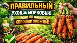 Правильный уход за морковью 🥕