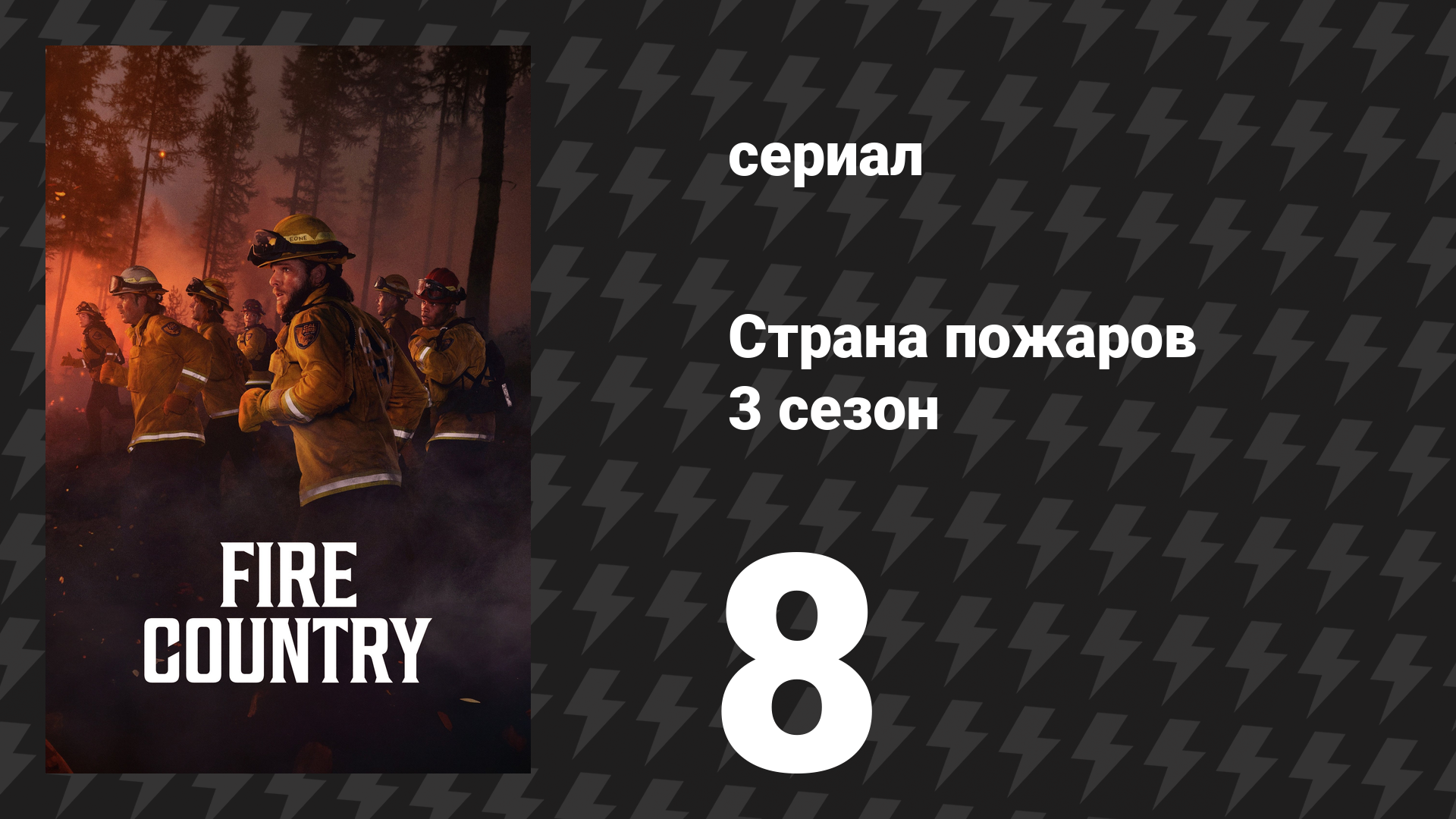 Страна пожаров 3 сезон 8 серия «Пообещай мне» (сериал, 2024)