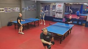 I ф. Садовников И. (500) - Чирков А. (746) 03.03 настольный теннис Малиновый 400+ турнир СПб