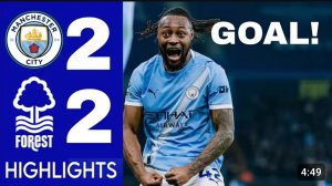 Манчестер Сити - Ноттингем Форест. Обзор матча. АПЛ, ТУР 29