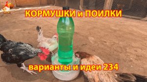Кормушки и поилки для кур своими руками 234 🪚✂️ Пошаговая инструкция как сделать 🐔 🐓❣️