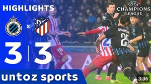 Брюгге - Атлетико М. Супер матч. Лига чемпионов