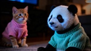 Панда Скучает по Своей Маме… Семья Джинджи Не Могла Оставить Это без Внимания 🐼