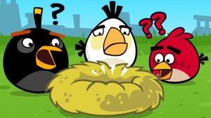 Энгри Бердс. Angry Birds. Птицы против свиней. Черная птица. Злые птички. Энгри Бердс 2. Часть 1