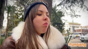 МУКБАНГ едим шаурму на улице mukbang not asmr