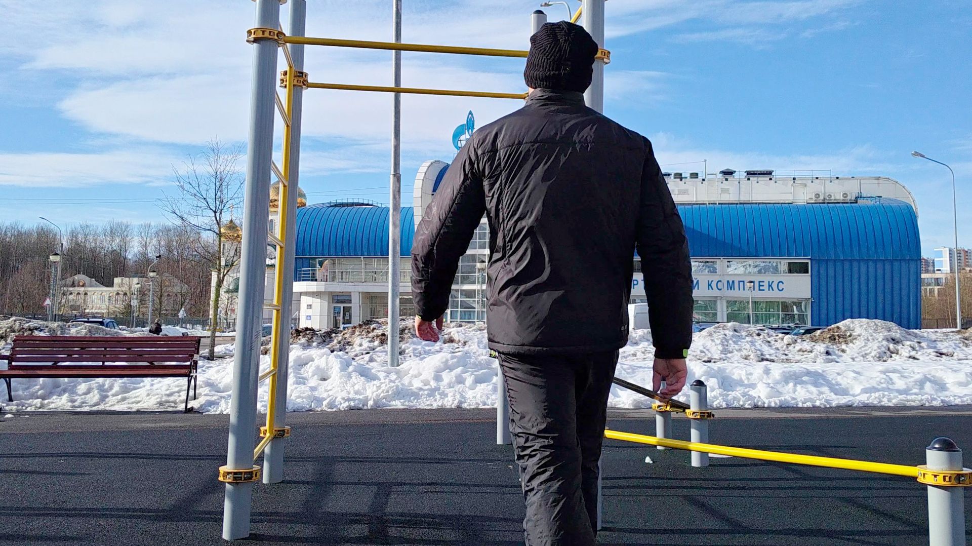 Двойная Лестница: от 1 до 20 и 500+ Приседаний за Подход | Турник & Брусья